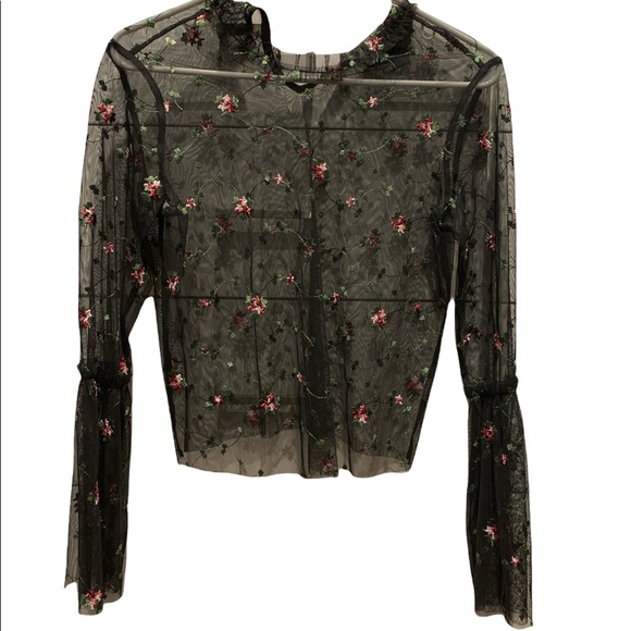 Sheer top - Picture 2 of 4